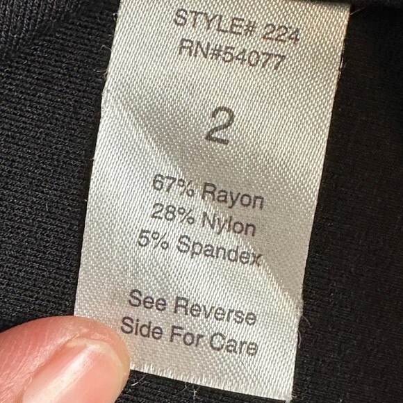 CAbi Black Sleeveless Blouse 2 - Picture 8 of 8